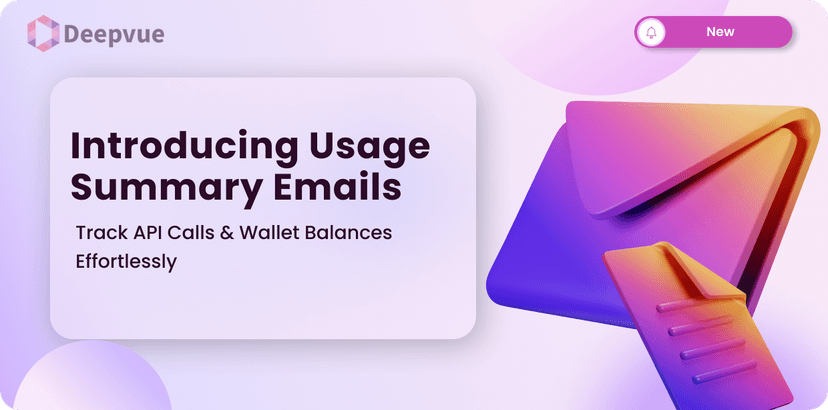 Introducing Usage Summary Emails – Track API Calls & Wallet Balances Effortlessly
